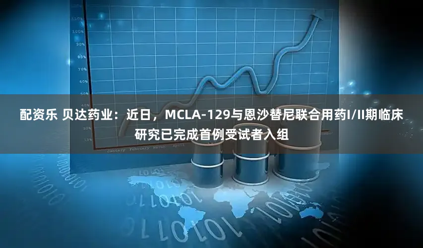 配资乐 贝达药业：近日，MCLA-129与恩沙替尼联合用药I/II期临床研究已完成首例受试者入组