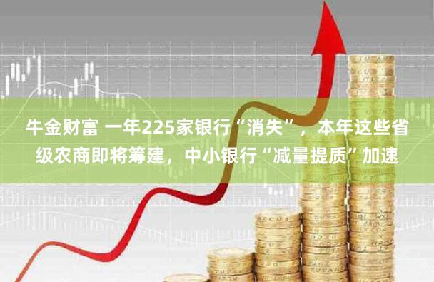 牛金财富 一年225家银行“消失”，本年这些省级农商即将筹建，中小银行“减量提质”加速