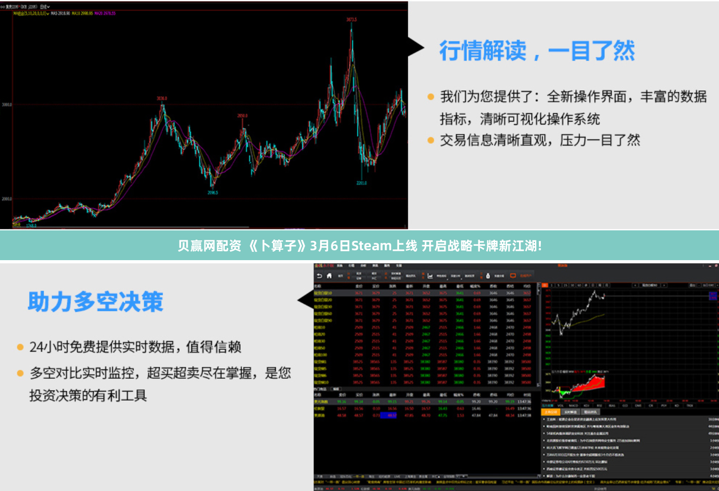 贝赢网配资 《卜算子》3月6日Steam上线 开启战略卡牌新江湖!