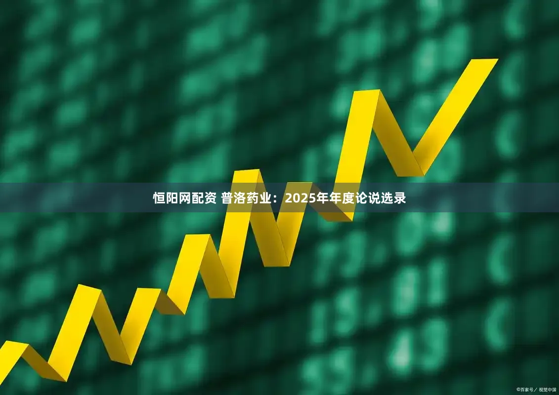 恒阳网配资 普洛药业：2025年年度论说选录