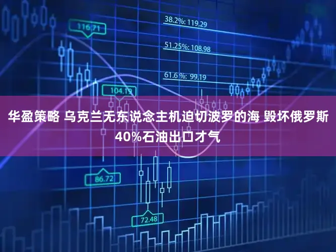 华盈策略 乌克兰无东说念主机迫切波罗的海 毁坏俄罗斯40%石油出口才气