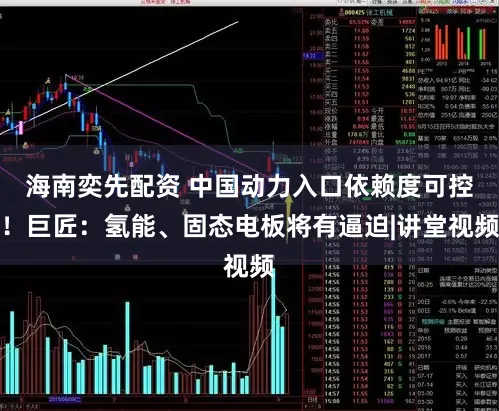 海南奕先配资 中国动力入口依赖度可控！巨匠：氢能、固态电板将有逼迫|讲堂视频