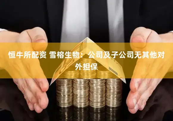 恒牛所配资 雪榕生物：公司及子公司无其他对外担保